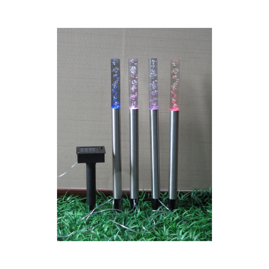 Globo - CONJUNTO 4x Luminária Solar LED 4xLED/0,07W IP44 600 mAh