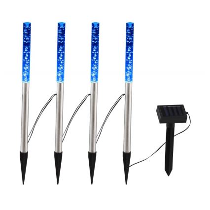 Globo - CONJUNTO 4x Luminária Solar LED 4xLED/0,07W IP44 600 mAh