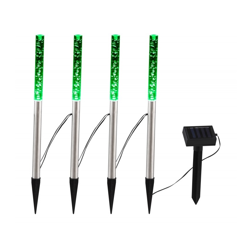 Globo - CONJUNTO 4x Luminária Solar LED 4xLED/0,07W IP44 600 mAh