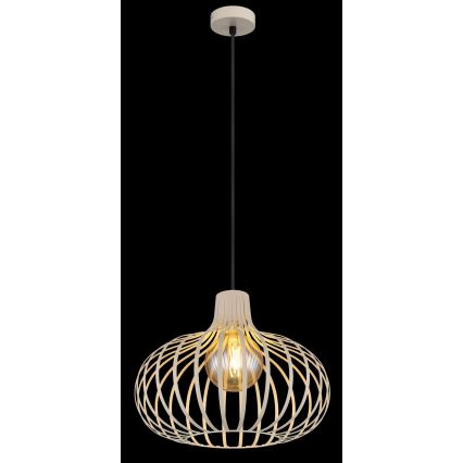 Globo - Pendente com cabo 1xE27/40W/230V bege