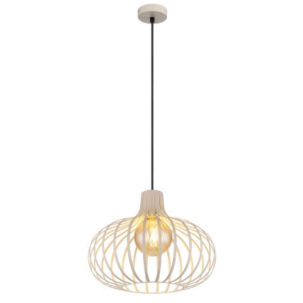 Globo - Pendente com cabo 1xE27/40W/230V bege