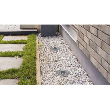 Globo - CONJUNTO 2x Luzes solares LED LED/0,8W/3V IP44 300 mAh