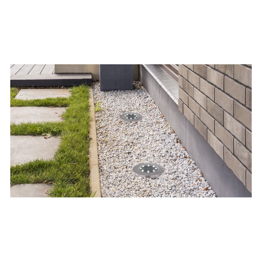 Globo - CONJUNTO 2x Luzes solares LED LED/0,8W/3V IP44 300 mAh