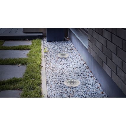 Globo - CONJUNTO 2x Luzes solares LED LED/0,8W/3V IP44 300 mAh