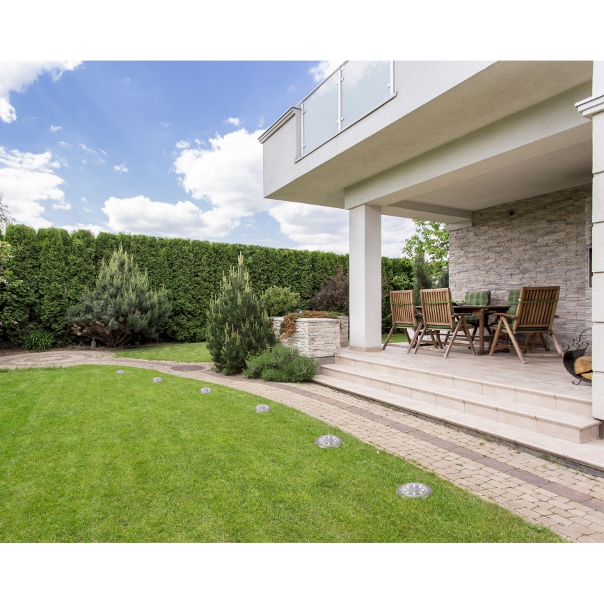 Globo - CONJUNTO 2x Luzes solares LED LED/0,8W/3V IP44 300 mAh