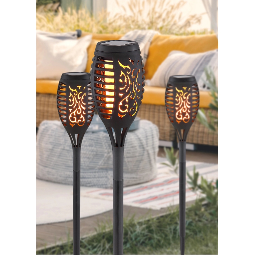 Globo - CONJUNTO 3x Lâmpada Solar LED LED/0,1W/3V IP44 200 mAh