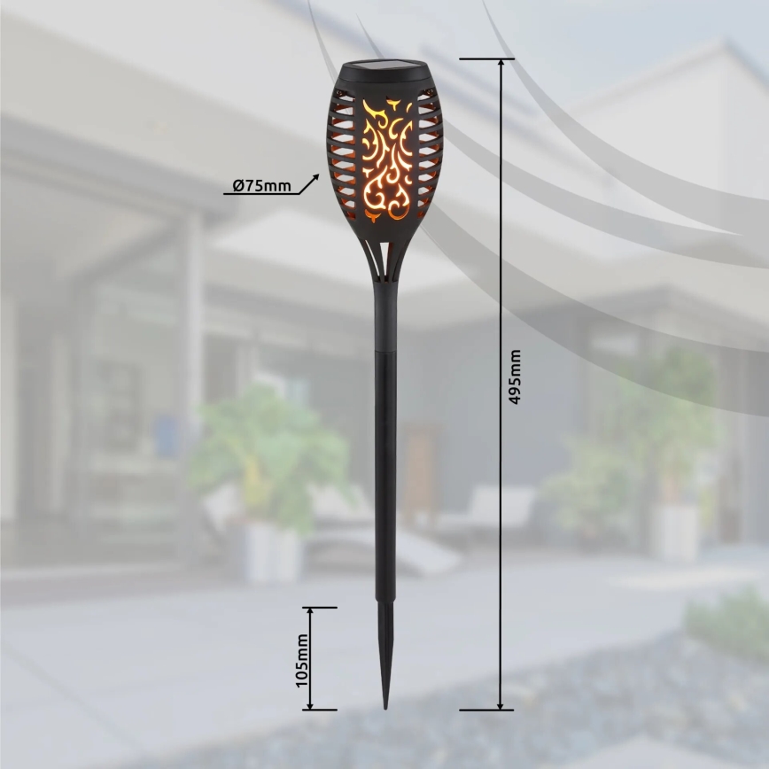 Globo - CONJUNTO 3x Lâmpada Solar LED LED/0,1W/3V IP44 200 mAh