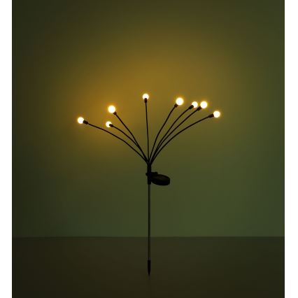 Globo - Iluminação solar LED 8xLED/0,06W/3,2V 3000K IP44 300 mAh