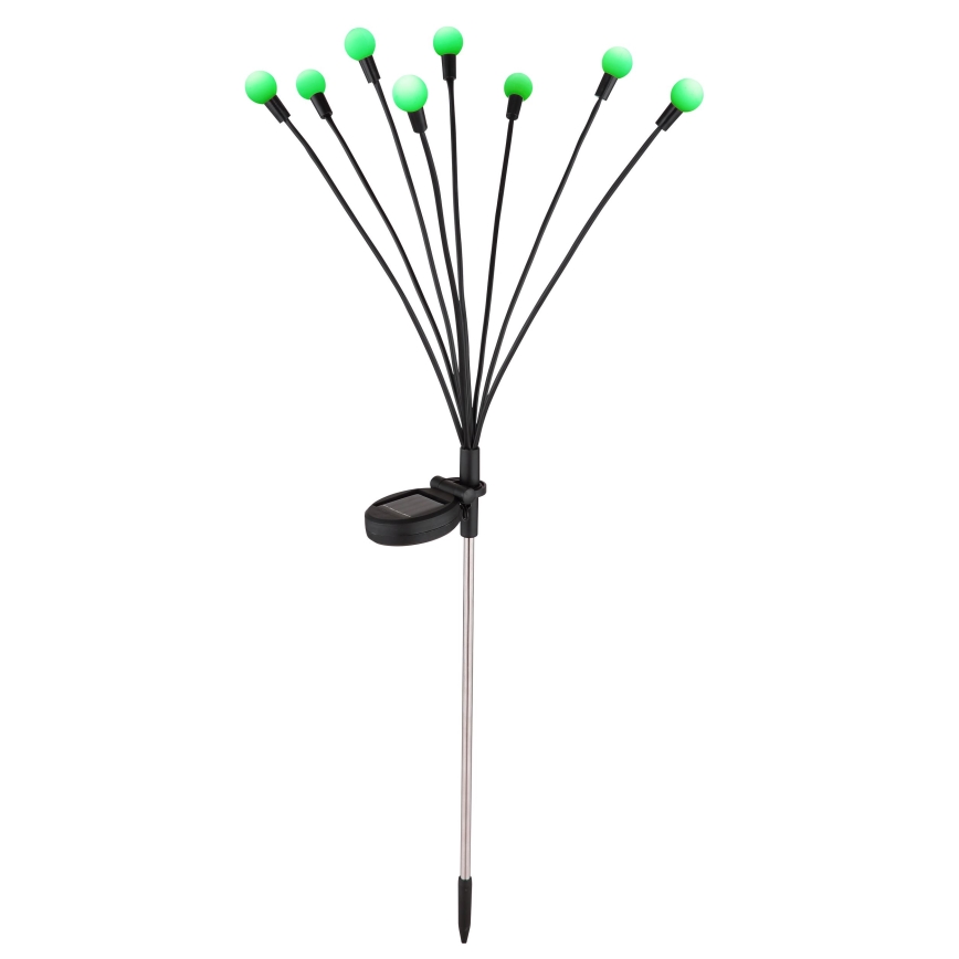 Globo - Iluminação solar LED RGB 8xLED/0,06W/3,2V IP44