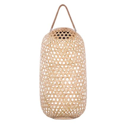 Globo - Luminária Solar LED LED/0,06W/3V bambu IP44 600 mAh
