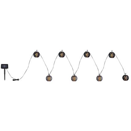 Globo - Fio decorativo solar LED 98xLED/0,1W/3V 410 cm IP44 600 mAh