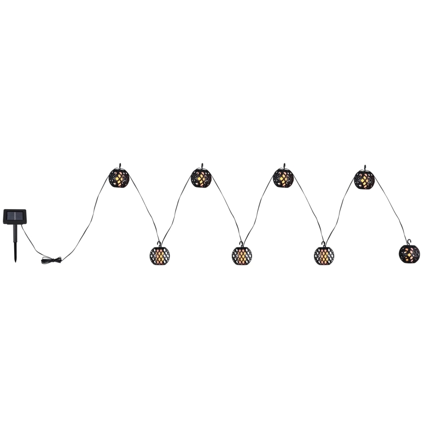 Globo - Fio decorativo solar LED 98xLED/0,1W/3V 410 cm IP44 600 mAh