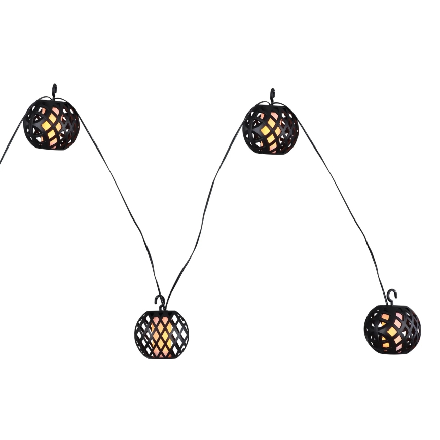 Globo - Fio decorativo solar LED 98xLED/0,1W/3V 410 cm IP44 600 mAh