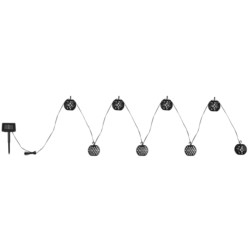 Globo - Fio decorativo solar LED 98xLED/0,1W/3V 410 cm IP44 600 mAh