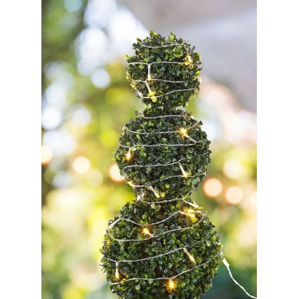 Globo - Corrente solar LED 20 m 120xLED/2,4V 2xAAA IP44 600 mAh