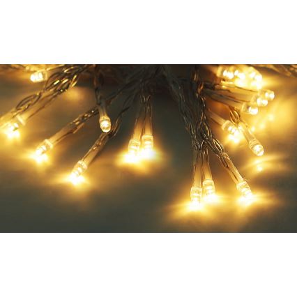 Globo - Corrente solar LED 20 m 120xLED/2,4V 2xAAA IP44 600 mAh