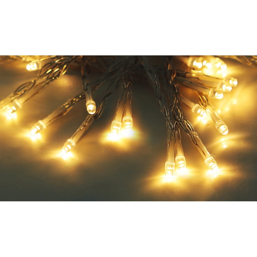 Globo - Corrente solar LED 20 m 120xLED/2,4V 2xAAA IP44 600 mAh