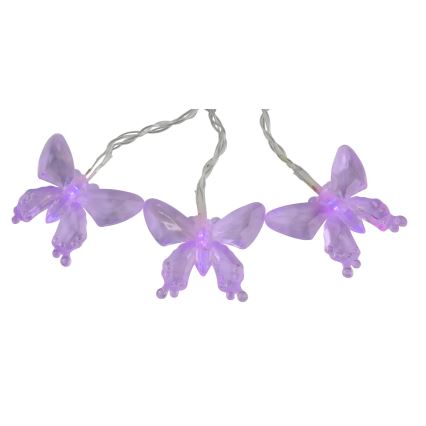 Globo - Corrente decorativa LED RGB 10xLED/0,06W/3,2V 470 cm IP44