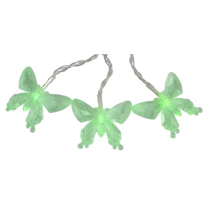 Globo - Corrente decorativa LED RGB 10xLED/0,06W/3,2V 470 cm IP44