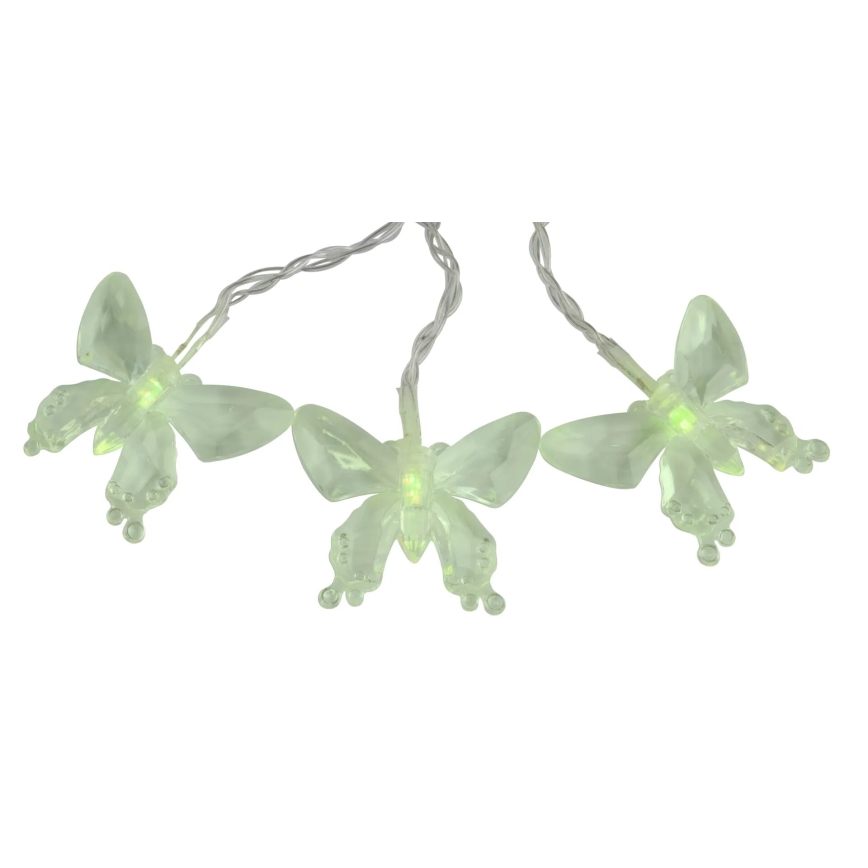 Globo - Corrente decorativa LED RGB 10xLED/0,06W/3,2V 470 cm IP44