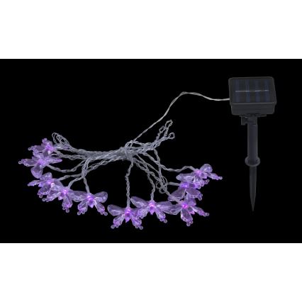 Globo - Corrente decorativa LED RGB 10xLED/0,06W/3,2V 470 cm IP44