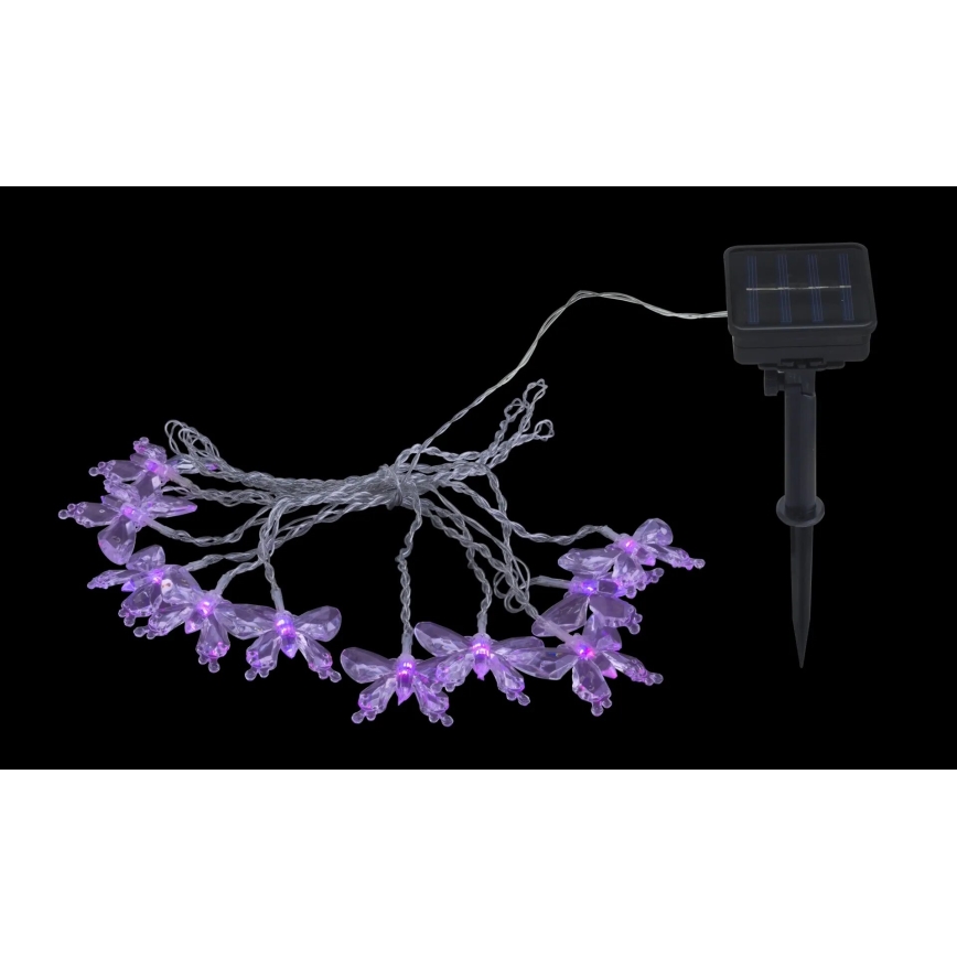 Globo - Corrente decorativa LED RGB 10xLED/0,06W/3,2V 470 cm IP44