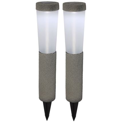 Globo - CONJUNTO 2x Luzes solares LED LED/0,1W/3V 6000K IP44 400 mAh