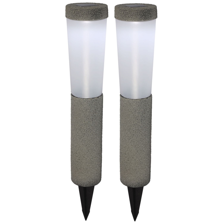 Globo - CONJUNTO 2x Luzes solares LED LED/0,1W/3V 6000K IP44 400 mAh