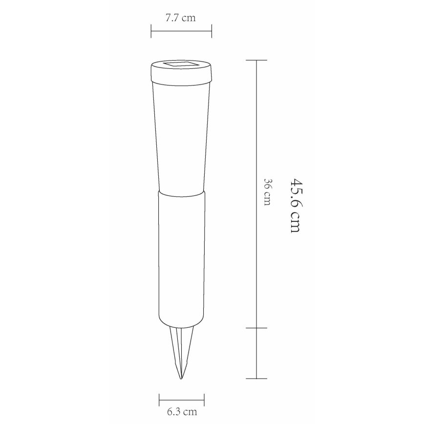 Globo - CONJUNTO 2x Luzes solares LED LED/0,1W/3V 6000K IP44 400 mAh