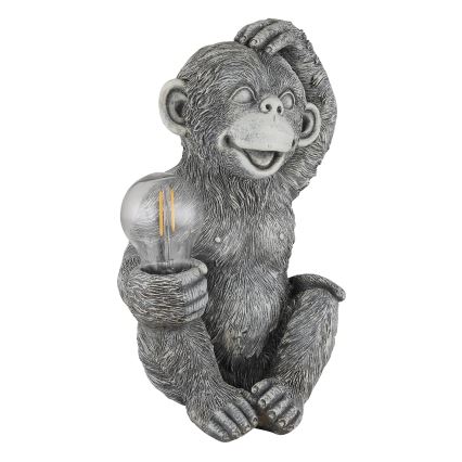 Globo - Decoração solar LED/0,02W/3V IP44 macaco