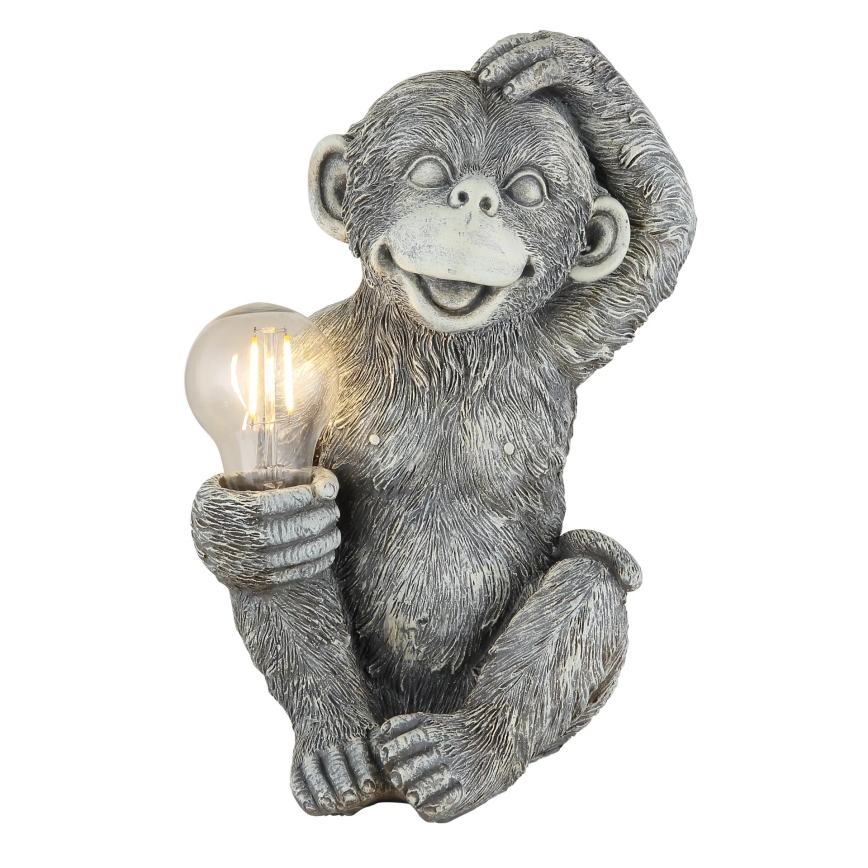 Globo - Decoração solar LED/0,02W/3V IP44 macaco