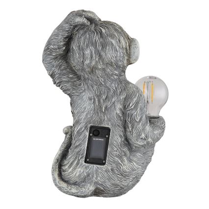 Globo - Decoração solar LED/0,02W/3V IP44 macaco