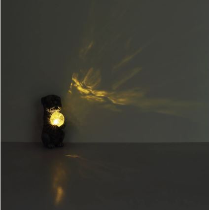 Globo - Decoração solar LED LED/0,02W/3V IP44 300 mAh cão