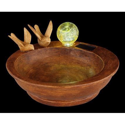 Globo - Iluminação solar LED LED/0,06W/3V IP44 Banho dos pássaros