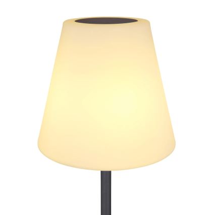 Globo - Lâmpada de chão solar LED RGB com toque LED/0,1W/3V IP44 2000 mAh + controlo remoto