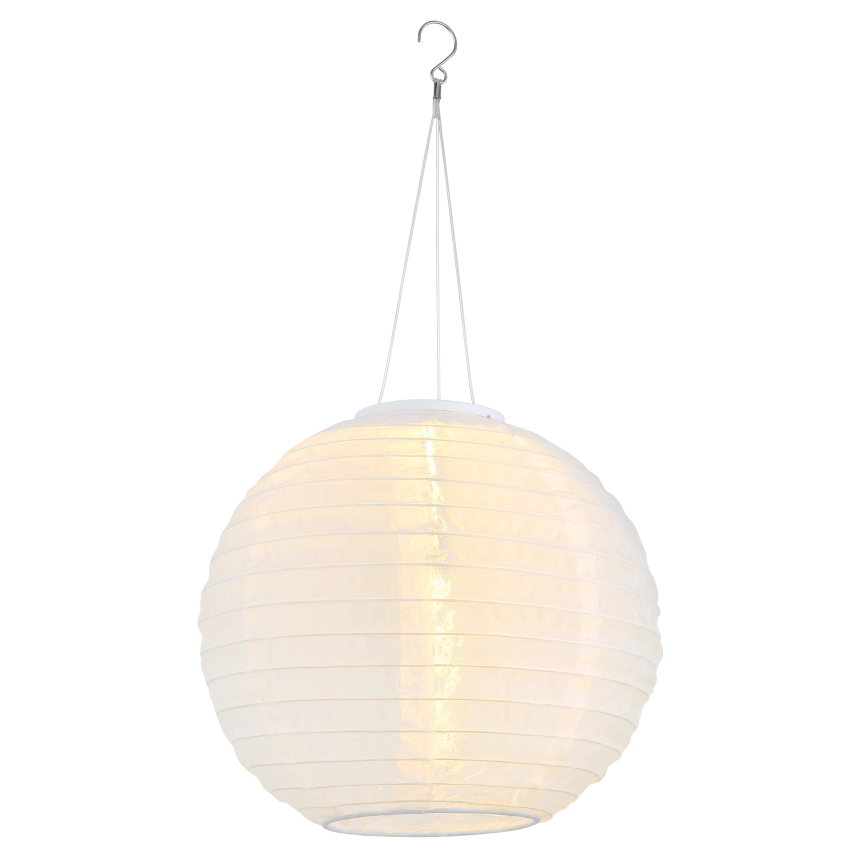 Globo - Luminária solar suspensa LED/0,5W/3V IP44 branca 300 mAh