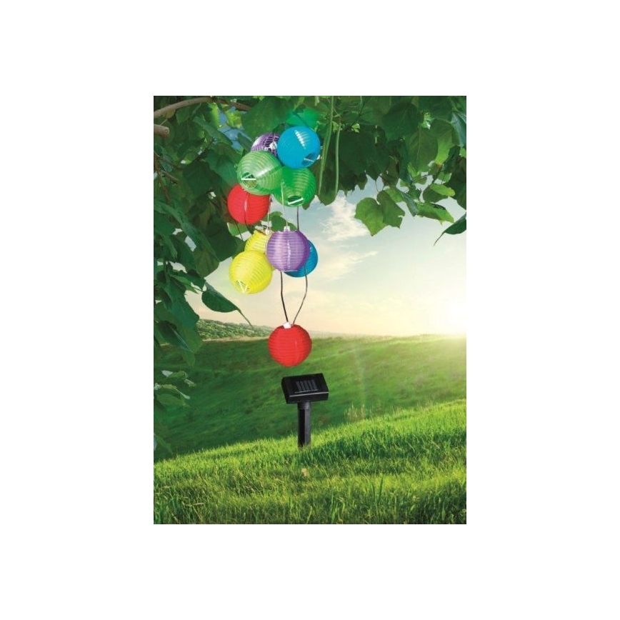 Globo - Corrente solar LED 10xLED/0,06W/1,2V IP44