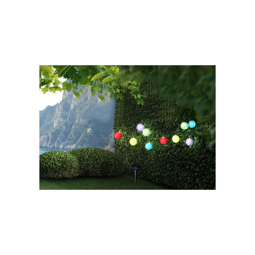 Globo - Corrente solar LED 10xLED/0,06W/1,2V IP44