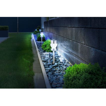 Globo - LED RGBW Iluminação solar 2em1 LED/0,06W/3V IP44