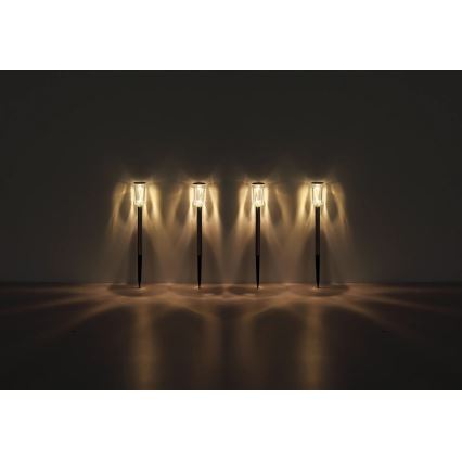 Globo - CONJUNTO 4x Lâmpada Solar LED LED/0,06W/1,2V IP44 100 mAh