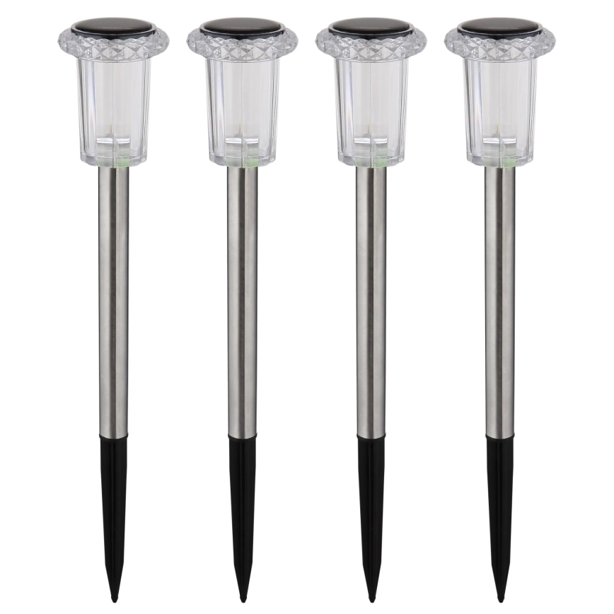 Globo - CONJUNTO 4x Lâmpada Solar LED LED/0,06W/1,2V IP44 100 mAh