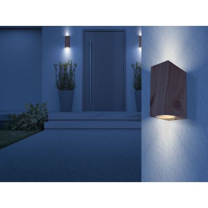 Globo - Iluminação de parede exterior 2xGU10/35W/230V IP44