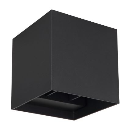 Globo - Iluminação de parede exterior LED 2xLED/3W/230V IP44 preto