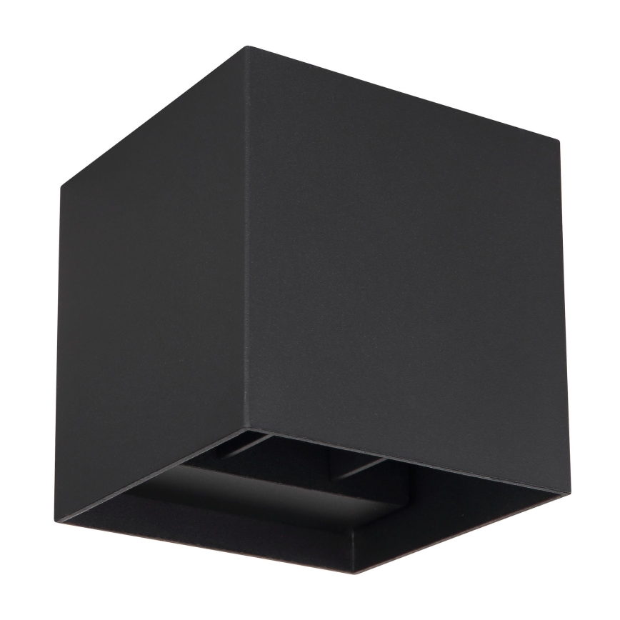 Globo - Iluminação de parede exterior LED 2xLED/3W/230V IP44 preto