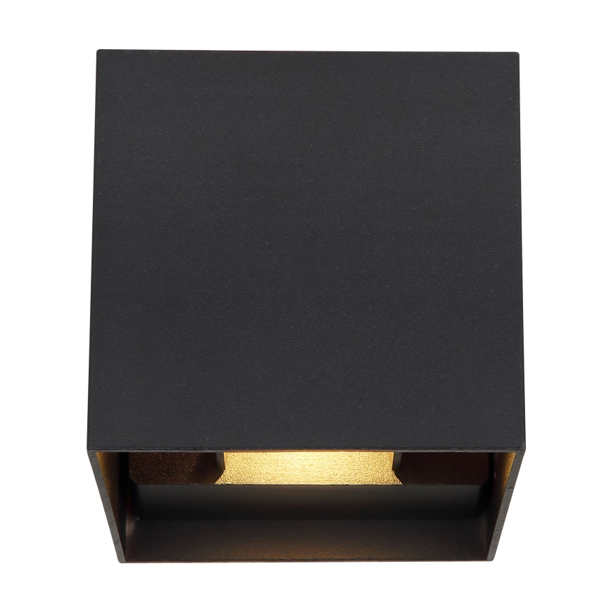 Globo - Iluminação de parede exterior LED 2xLED/3W/230V IP44 preto