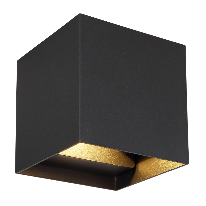 Globo - Iluminação de parede exterior LED 2xLED/3W/230V IP44 preto