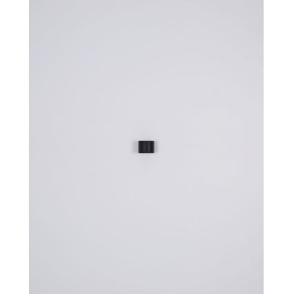 Globo - Iluminação de parede exterior LED 2xLED/3W/230V IP44 preto