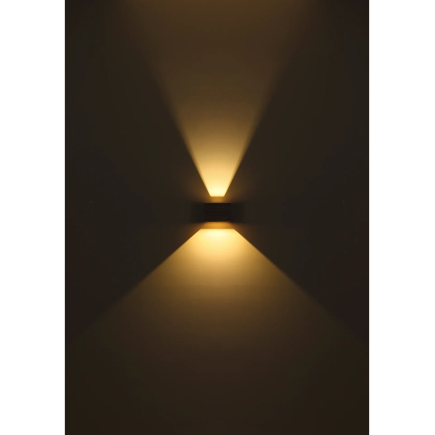 Globo - Aplique de parede exterior LED com sensor 2xLED/3W/230V IP54