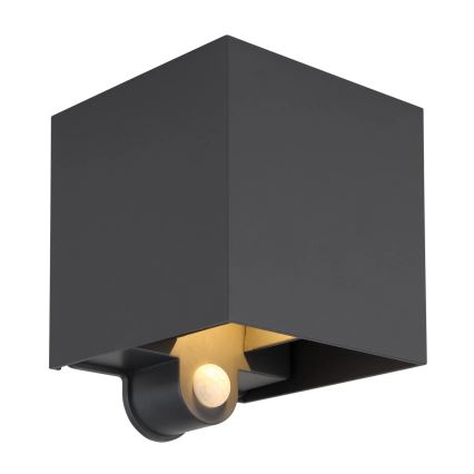 Globo - Aplique de parede exterior LED com sensor 2xLED/3W/230V IP54