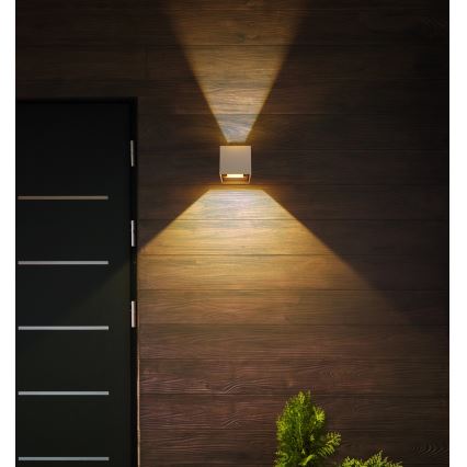 Globo - Aplique de parede LED para exterior 2xLED/3W/230V IP54